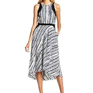 Cynthia Steffe Raelyn Printed Hi-Lo Midi Dress